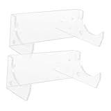 Ipetboom 2 Stück Teiliges Wandmontage Acrylhalter für Teigrolle Transparent Stabile Wandhalterung...