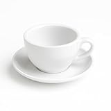 MUVELL 6x Cappuccinotassen | Weiß | Italian Style | dickwandig & schwer | spülmaschinenfest |...