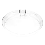 Homoyoyo Hochborosilikat glas Topfdeckel Hitzebeständig Transparent Passend für Kochtopf Anti...