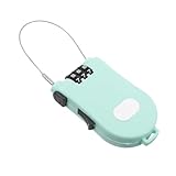 BESPORTBLE Kombinations-panzerkabelschloss Stelliger Zahlenkombination Ausziehbares Stahlseil...