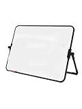 Whiteboard Double-Sided Whiteboard Dry Erase Portable Calendar Office Note Message Easel Writing...