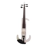 Professionelle Violinen Geige In Den Farben Schwarz Blau Und Weiß Mit Vier Saiten Inklusive Bogen...