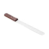 Toyvian Brotmesser mit Ergonomischem Holzgriff Edelstahl Klinge Langlebig und Wiederverwendbar für...