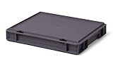 1a-TopStore Design Aufbewahrungsbox mit Deckel | Stapelbox stapelbar | 5 Farben | 8 Größen...