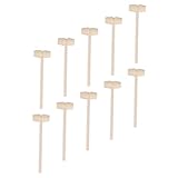 Beaupretty 20 Stück Teiliges Mini Holzhammer für Sichere und Gesunde Holzspielzeuge Vielseitig als...