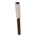 TOYANDONA Holzfackel Gartenfackel mit Echtflamme Dekorative Landschaftspfad Fackel für Outdoor Deko...