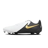 Nike Herren Phantom Gx Ii Academy Fg/Mg Fußballschuh, White Black MTLC Gold Coin, 41 EU