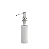 QUADRON Seifenspender Chrom 350ml Spülmittelspender, Metall Nachfüllbarer Soap Dispenser, Spender...