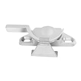 COLLBATH Aluminium Fenster Türsicherung Silber mit Riegelverschluss Langlebiges Fenster Schloss...