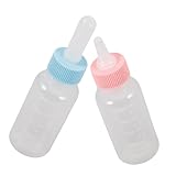 jojofuny 2 Stück Haustier nuckelflaschen Silikon Milchflaschen für Kätzchen Welpen Neugeborene...