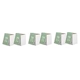 DOITOOL 6 Stck. Mini Tischkalender Retro Design Stabiler Papier Schreibtischkalender mit Klarer...