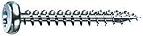 SPAX Universalschraube, 4,0 x 30 mm, 200 Stück, T-STAR plus, Halbrundkopf, Vollgewinde, 4CUT, WIROX...