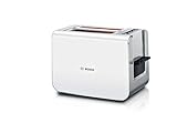 Bosch Toaster Styline TAT8611N, integrierter Brötchenaufsatz, Liftfunktion, Auftaufunktion,...