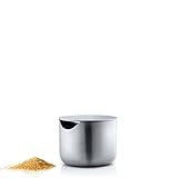 blomus -BASIC- Zuckerdose aus mattiertem Edelstahl, Zuckerbehälter ideal für weißen / braunen...