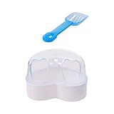 TingHaoO Hamster Badezimmer Badewannen Box Badewanne für Kleintiere Hamster Sandbad Container...