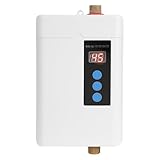 5000W Durchlauferhitzer, Untertischboiler 5 Liter Niederdruck, Elektrischer Wassererhitzer mit LED...