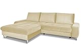 Ecksofa mit Schlaffunktion HERON L-Form, Sofa Couch mit Bettkasten, 3-Sitzer Eckcouch, Schlafsofa...