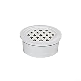 Rundes PVC-Ablaufrohr mit eingebauter Bodenablaufabdeckung, entworfen für Balkon- und Bodensysteme,...