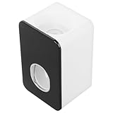 Angoily Automatischer Zahnpastaspender mit Wandhalterung Schwarz Praktischer Tubenquetscher und...
