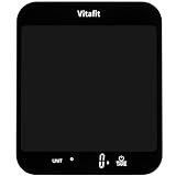 Vitafit 15kg Digitale Küchenwaage, Multifunktions-Lebensmittelwaage, Digitalwaage mit LED-Display,...