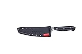 MasterClass Santokumesser, Edgekeeper rostfreier Stahl Selbstschärfendes Santokumesser, 12 cm...