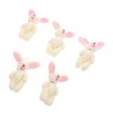 UPKOCH 5 Stück Teiliges Mini Kuscheltier Hase Weiche Bewegliche Plüschfigurinen Vielseitig...