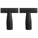 IWOWHERO 2 Stück T Griff Ersatzgriff aus Kunststoff für Schaufelstiel und Rechenstiel Rutschfest...