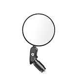 NOLITOY Fahrrad Rückspiegel Klappbar Schwarz Verstellbar Kratzfest HD Weitwinkel Für Lenker...