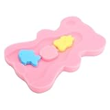 PEPLAYTAL Badematte aus Weichem Schwamm Babybadekissen Neugeborene Badunterlage Kopf Nackenstütze...