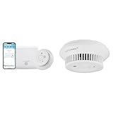 Homematic IP Smart Home Starter Set Mini - Rauchwarnmelder, Zwei (2) Rauchmelder alarmieren lokal...