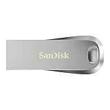 SanDisk Ultra Luxe USB 3.2 Flash-Laufwerk 128 GB (USB 3.2 Gen 1- und USB 3.0-fähig, 400 MB/s,...