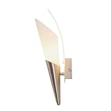 Lindby Wandleuchte, Wandlampe Innen 'Florenta' (Modern) in Weiß aus Glas u.a. für Wohnzimmer &...