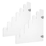 Ipetboom Transparenter Acryl Messerhalter Wandmontage Messerständer Kratzfest Kompakt...