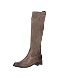 CAPRICE Damen Hohe Stiefel mit Absatz Runde Spitze Blockabsatz, Braun (Taupe Comb), 39 EU