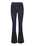 Noisy May Damen Flared Schlag Jeans | High Waist Denim Stretch Hose | Wide Vintage Pants NMSALLIE,...