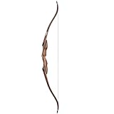 60 Zoll Bogenschießen Recurvebogen 20-60lbs Takedown Recurvebogen für Erwachsene und Jugendliche...