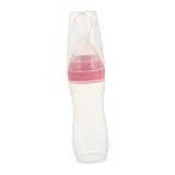 FIXOSHEE Babyfütterungsflasche mit Weichem Löffel Hitzebeständig Frei Vielseitige Quetschflasche...