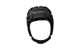 Heat PRO Rugby Helm, Spielhelm Profi, Farbe schwarz (L)