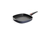 Woll – Diamond Lite Guss-Grillpfanne viereckig 28 × 28 cm mit Rillen & abnehmbarem Stiel –...