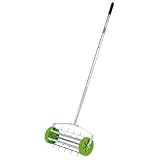 Draper Rollender Rasenlüfter mit 450 mm Stacheltrommel — 83983 — für Gartengrasbelüftung mit...