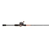 Mitchell Traxx MX baitcast Ruten und Rollen combo set, Schwarz/Orange