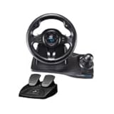 Subsonic Superdrive - GS550 Racing-Lenkrad mit Pedalen, Schaltwippen, Schalthebel und Vibration für...