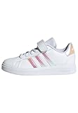 adidas Unisex Kinder Grand Court 2.0 Shoes Children, Cloud White/Iridescent/Cloud White, 35 EU