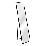 [en.casa] Standspiegel Giovinazzo 150x35 cm Ganzkörperspiegel MDF-Rahmen rechteckig Ankleidespiegel...
