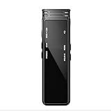 HUANGING Sprachaktivierter 32 GB digitaler Recorder mit Farbbildschirm, Rauschunterdrückung für...