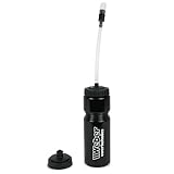 Weber #Werkeholics Trinkflasche mit Schlauch, 750 ml, mit Trinkschlauch und Schraubdeckel, Fahrrad...