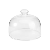 SHINEOFI Kuchen Glasglocke und Käseglocke aus Robustem Glas 13 X 13 X 11cm für Partys und...