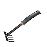 Levemolo Kleiner Gartenrechen mit Zähnen Handlicher Mini-gartenkultivator für Enge Bereiche...