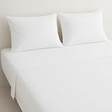 Dreamers Den Bettlaken 150cmx250cm, 100% Baumwolle, allergikergeeignet, schrumpf- und farbecht,...