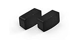 Sonos Five | Stereo Paar | WLAN Speaker, schwarz – Leistungsstarker WLAN Lautsprecher für...